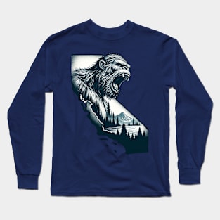 Roaring Bigfoot & California Essence - Double Exposure Tribute Long Sleeve T-Shirt